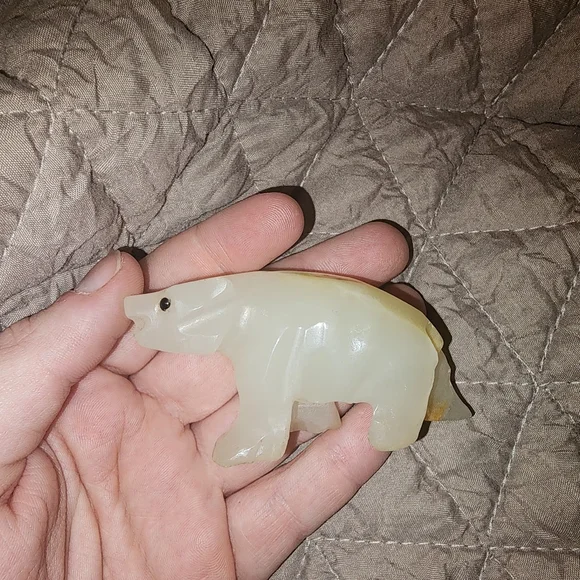 Carved Stone Bear 🐻❄ - Picture 5 of 10